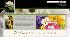 Desktop Screenshot of mbflorist.com